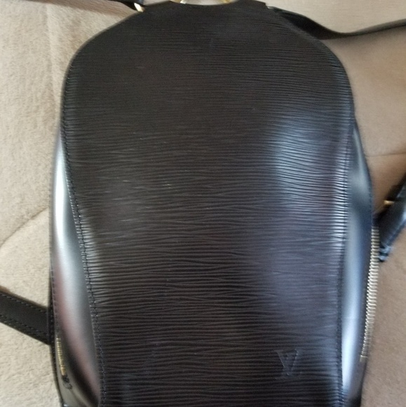 Louis Vuitton Epi Mabillo black Leather backpack - Picture 1 of 4